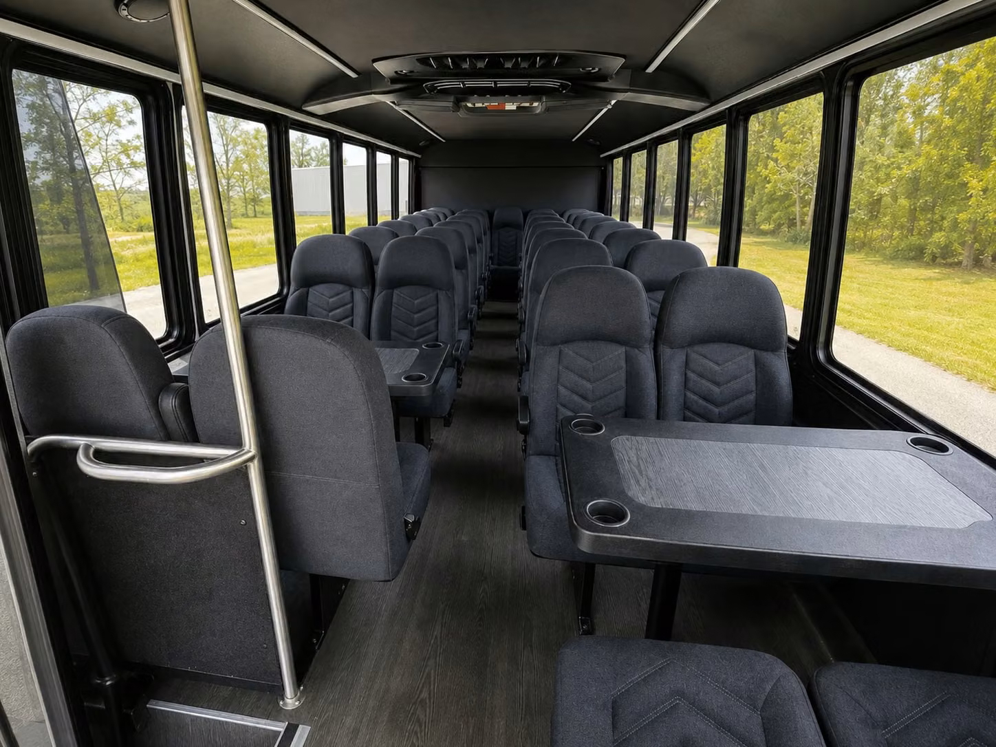 15 passenger minibus inside