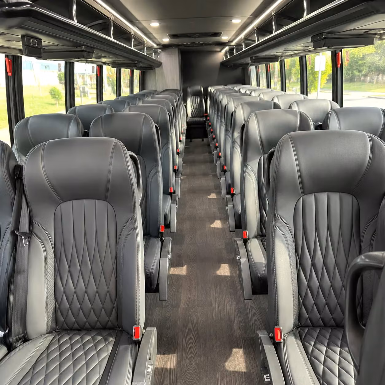 28 passenger minibus inside