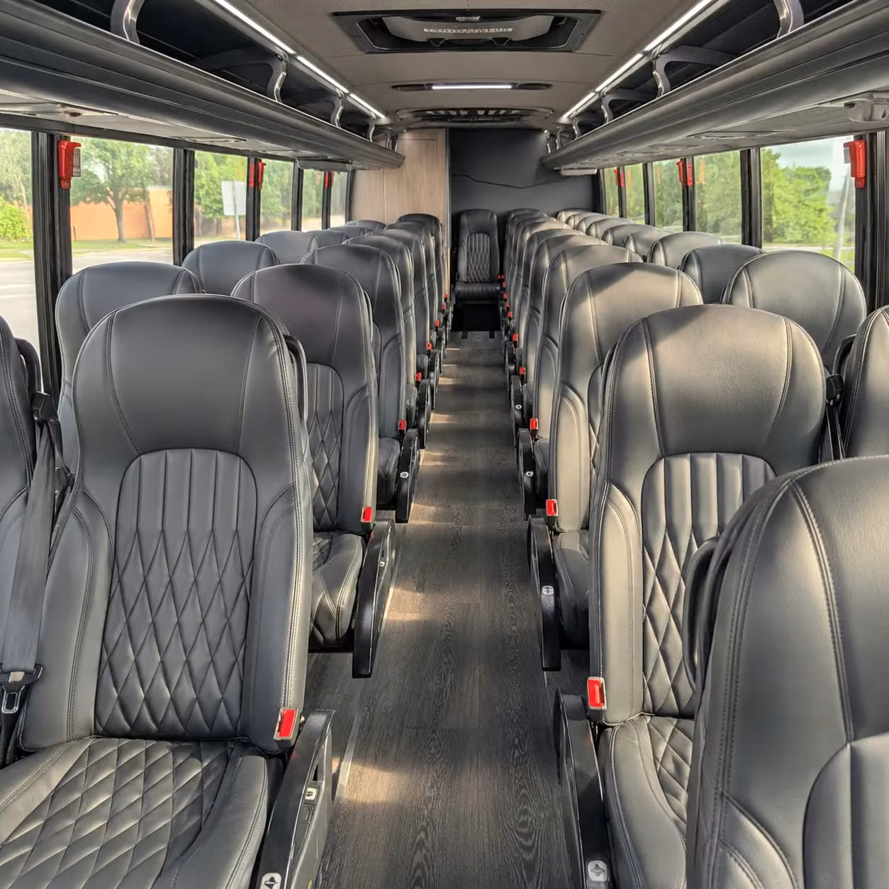 30 passenger minibus inside