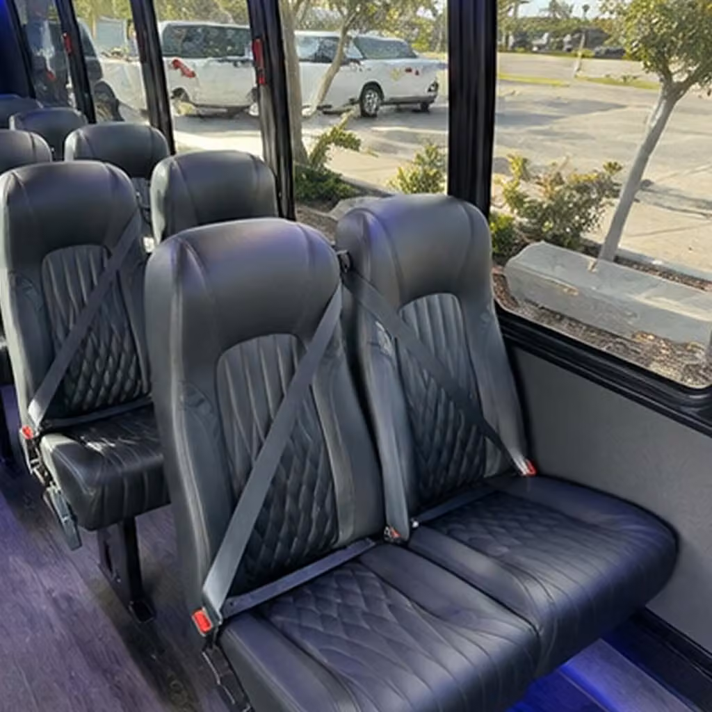 30 passenger minibus interior