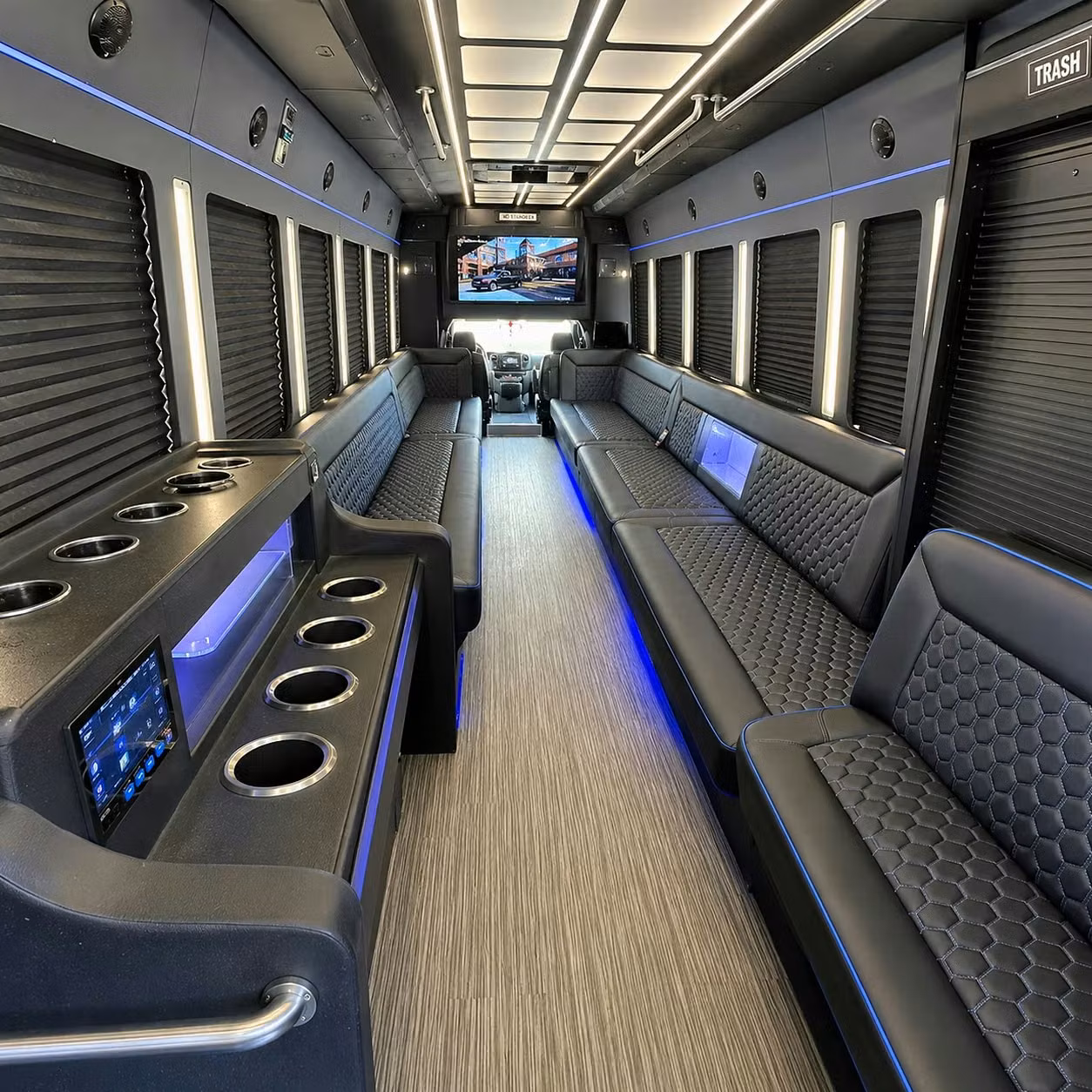 party bus interior