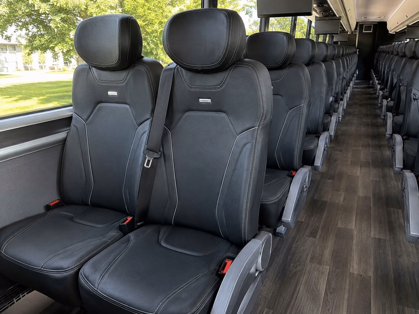 shuttle buses for modesto wedding venues and hotel blocks