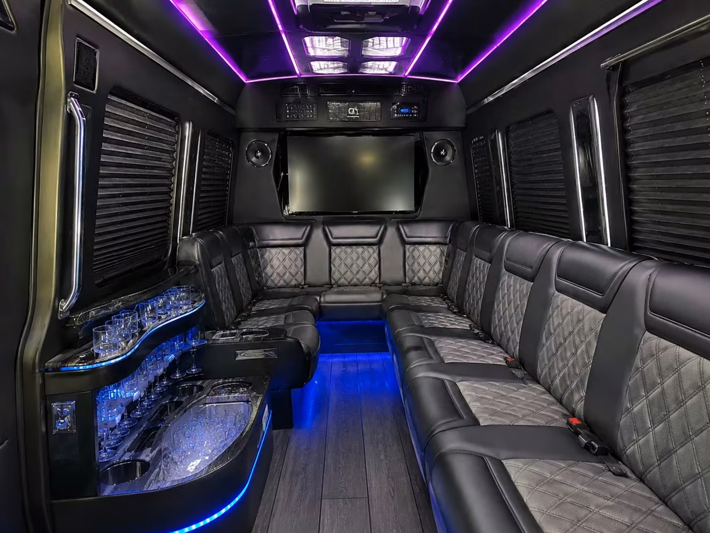 sprinter van rentals for intimate modesto wedding transportation